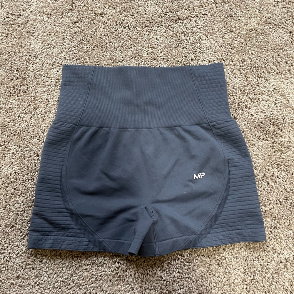 MyProtein, size medium, blue seamless shorts